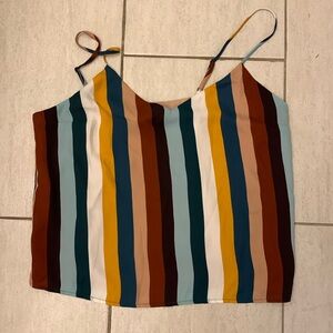 Forever 21 striped tank - multi color
